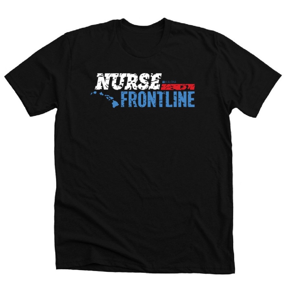 NURSE FRONTLINE Unisex Poly/Cotton T-Shirt